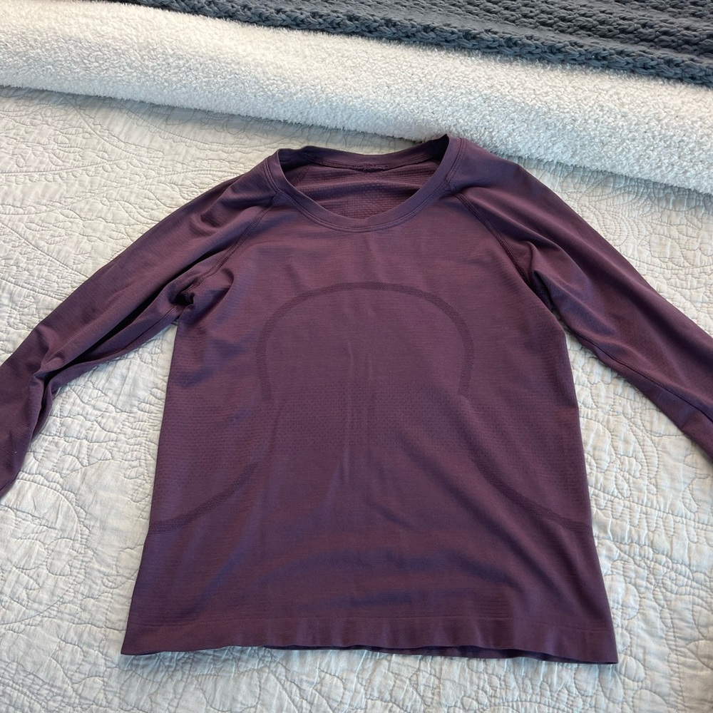 Purple Long Sleeve Top